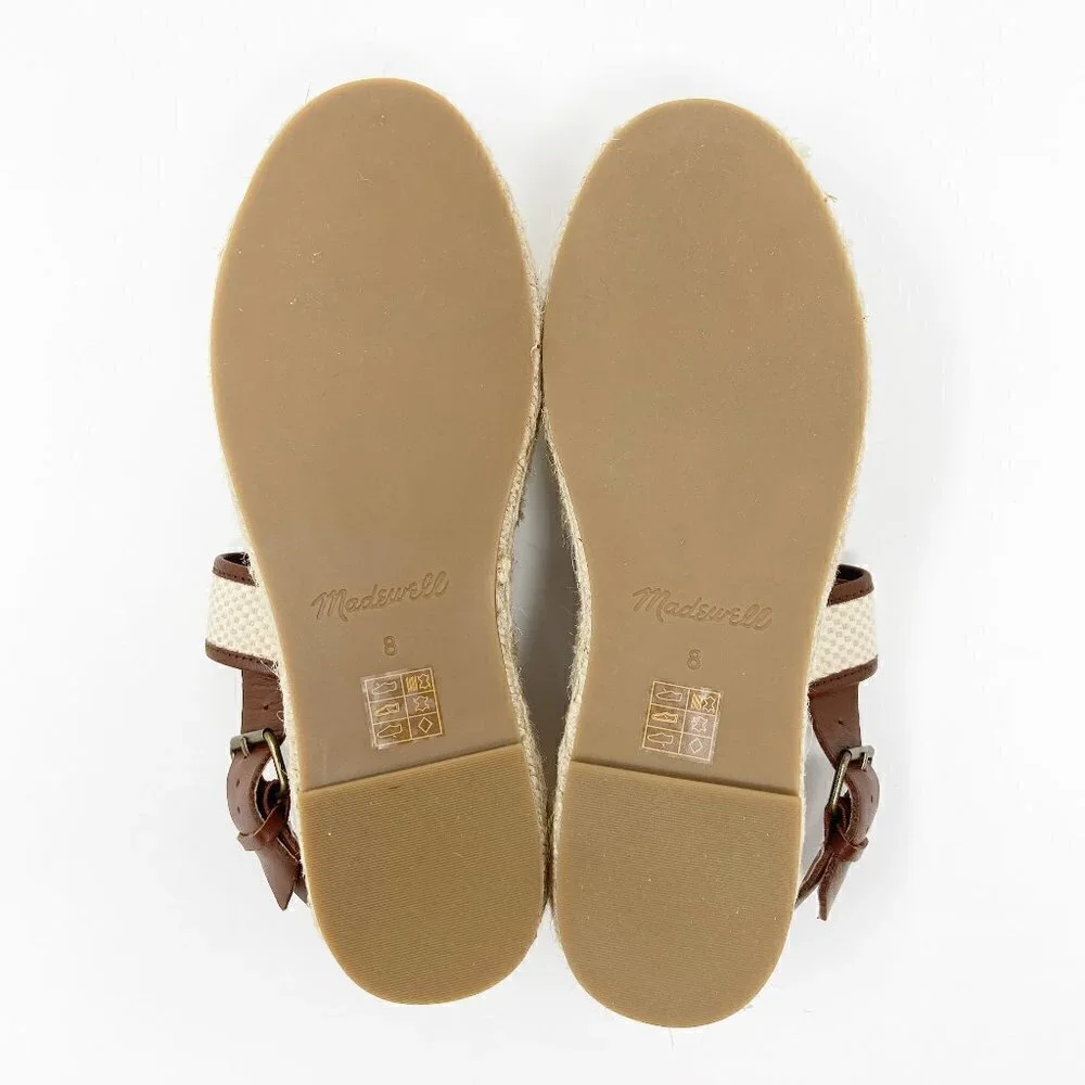 MADEWELL | The Julie Espadrille Sandal 8 NWOT